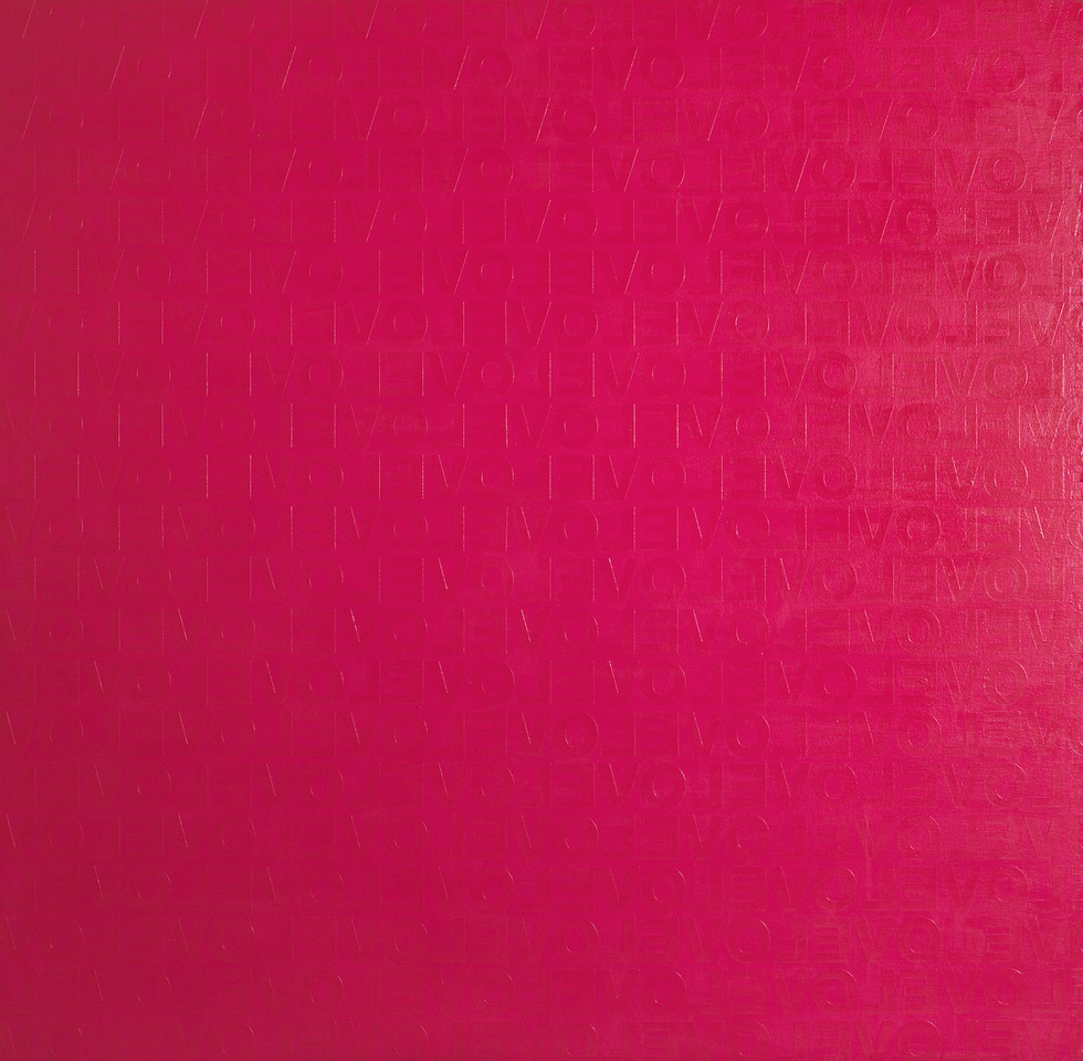 PINK LOVE #1, 2007 Acrylic on canvas 120 x 120 cm